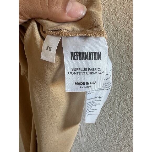 Reformation Champagne Dress - Picture 2 of 5